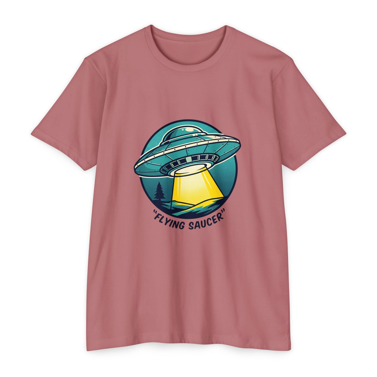 Retro Flying Saucer UFO T-Shirt — Vintage Space Graphic Tee