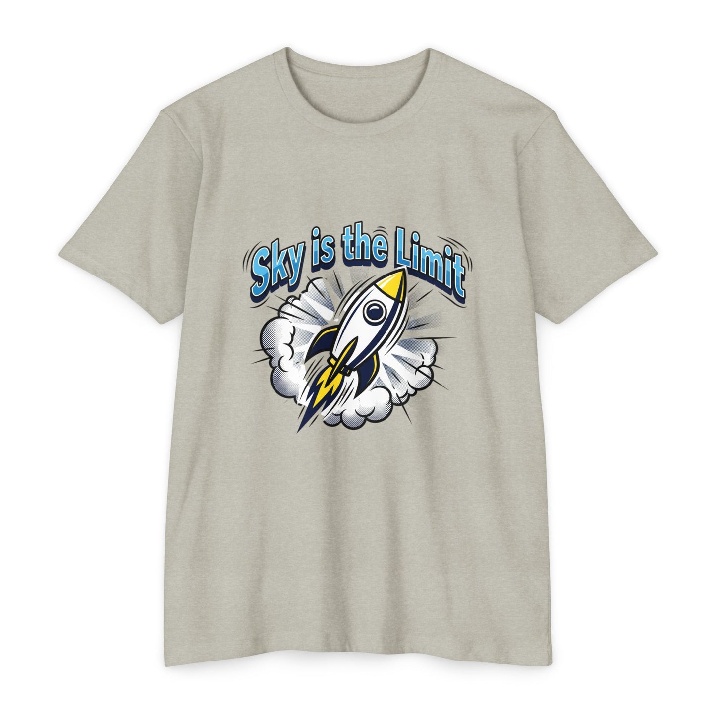 Sky Is the Limit Rocket T-Shirt — Inspirational Graphic Tee
