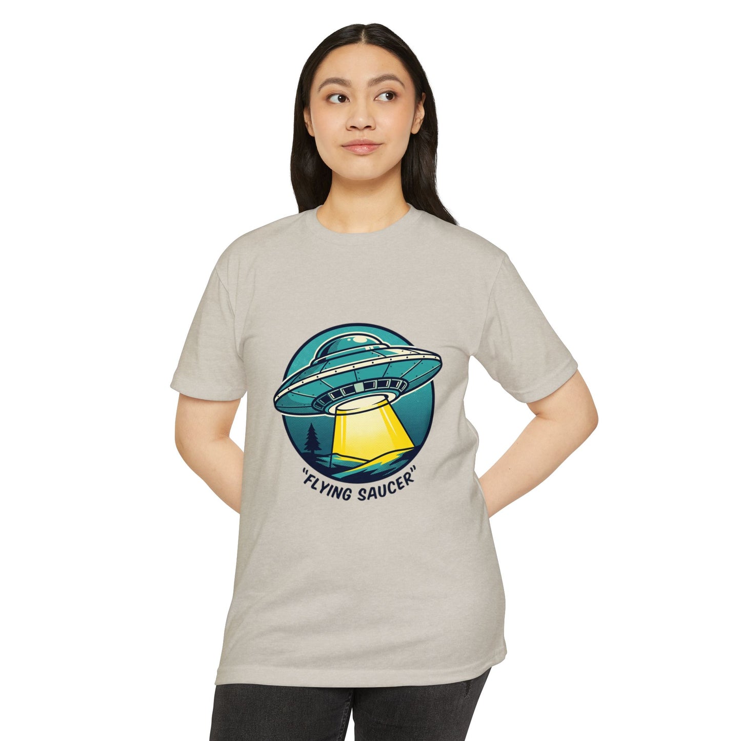 Retro Flying Saucer UFO T-Shirt — Vintage Space Graphic Tee