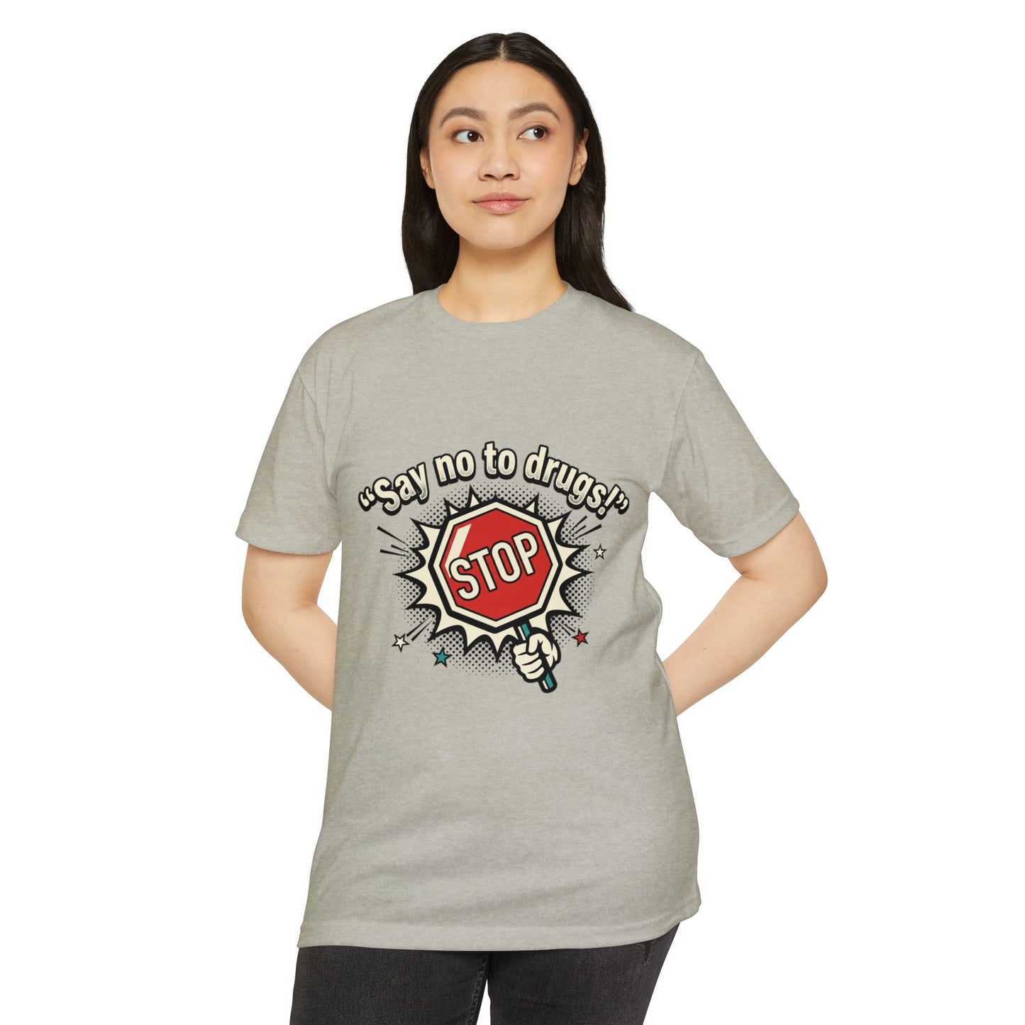 Say No to Drugs Stop Sign T-Shirt