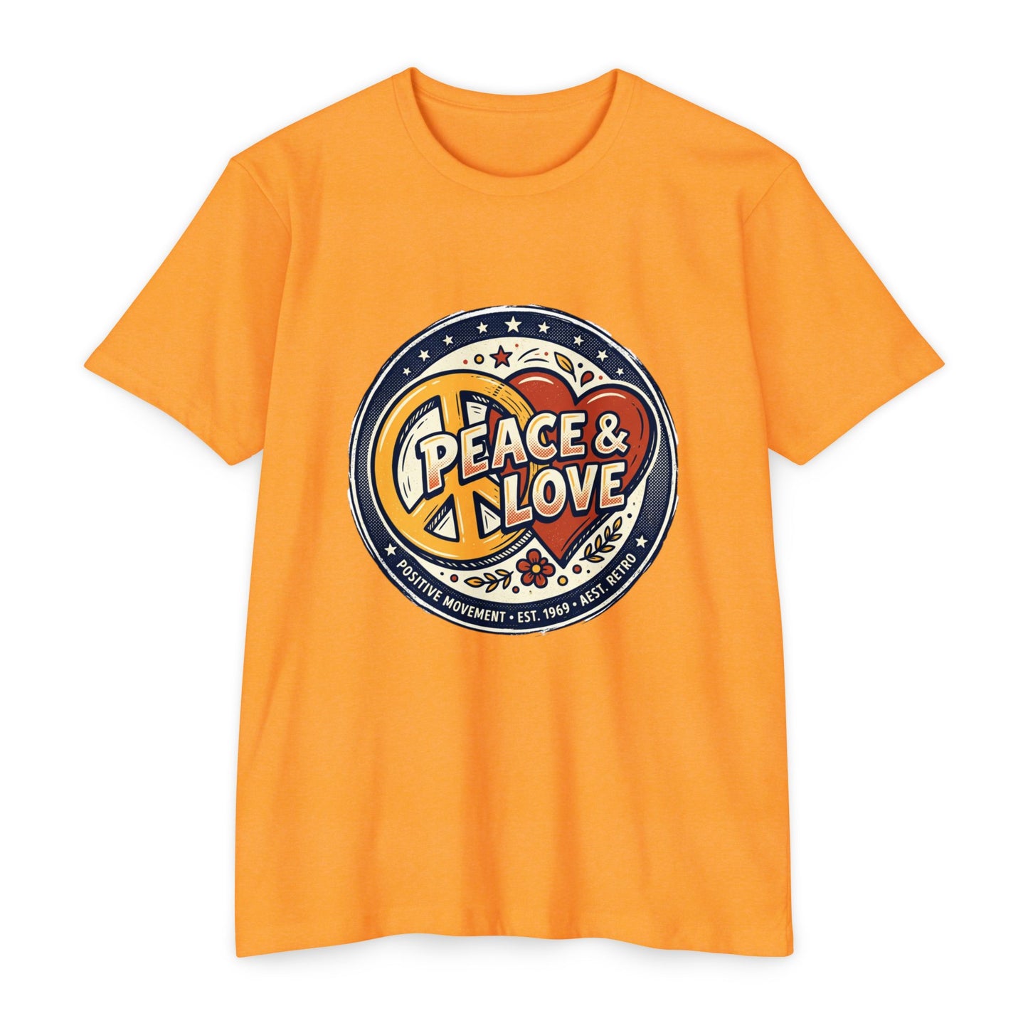 Peace & Love Retro Peace Sign T-Shirt