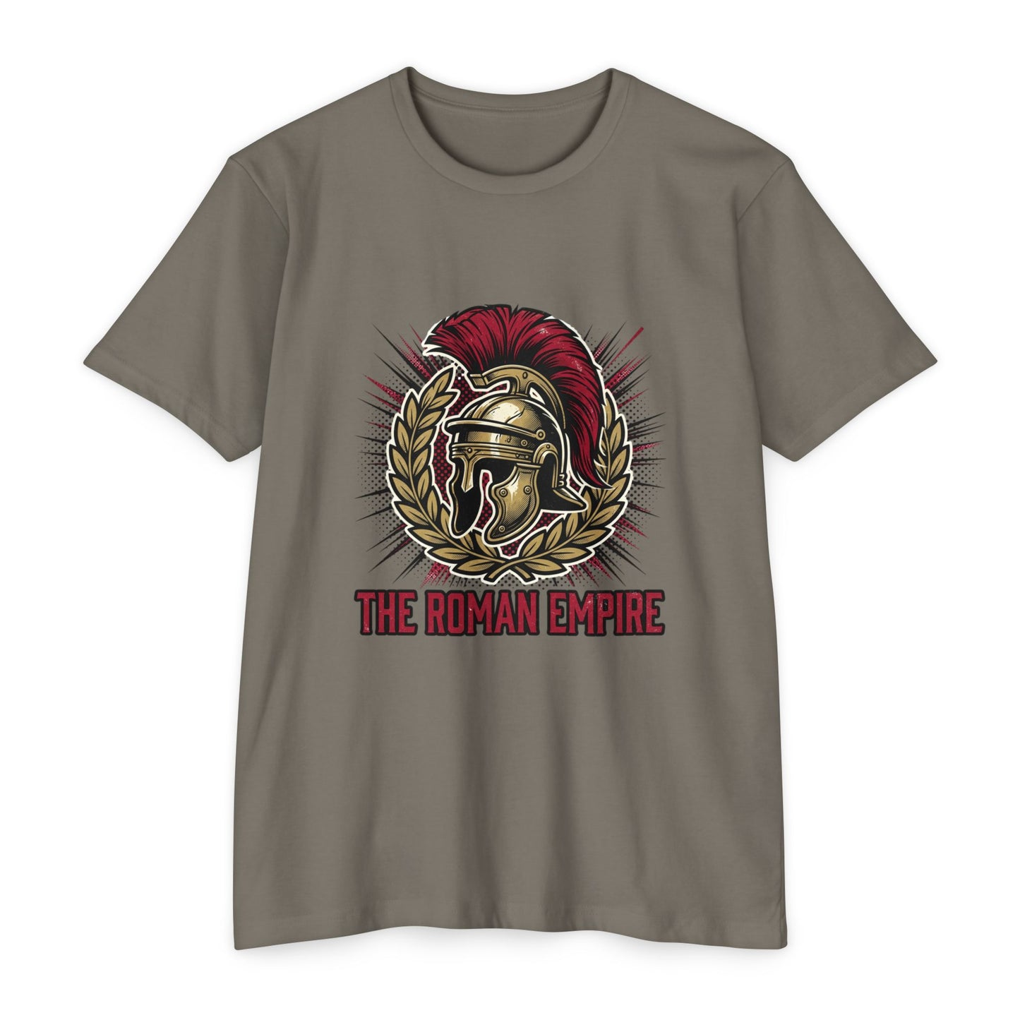 Roman Empire Helmet T-Shirt — Vintage Gladiator Graphic Tee