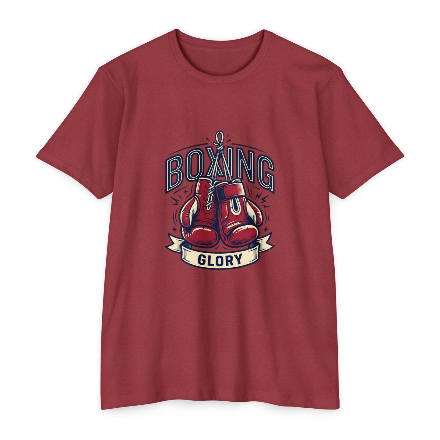 Boxing Glory T-Shirt – Vintage Red Gloves Graphic Tee