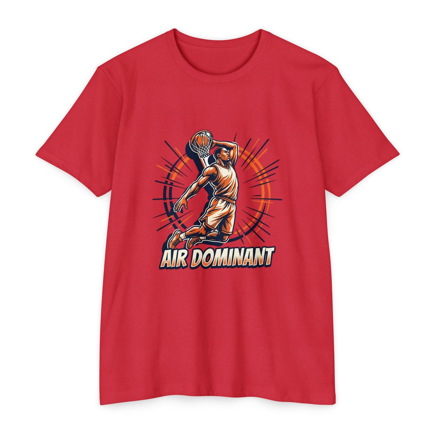 Air Dominant Basketball T-Shirt — Slam Dunk Player Graphic Tee