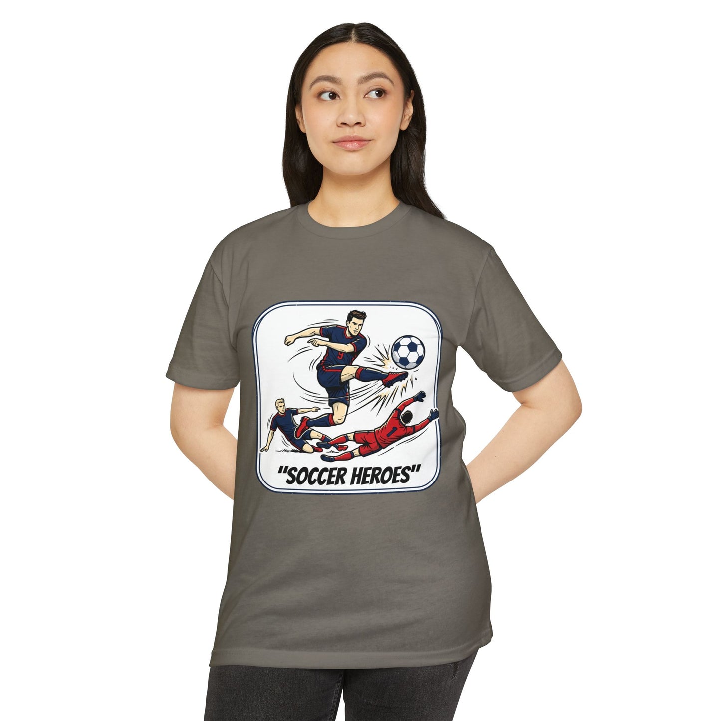 Soccer Heroes T-Shirt — Vintage Comic Soccer Graphic Tee