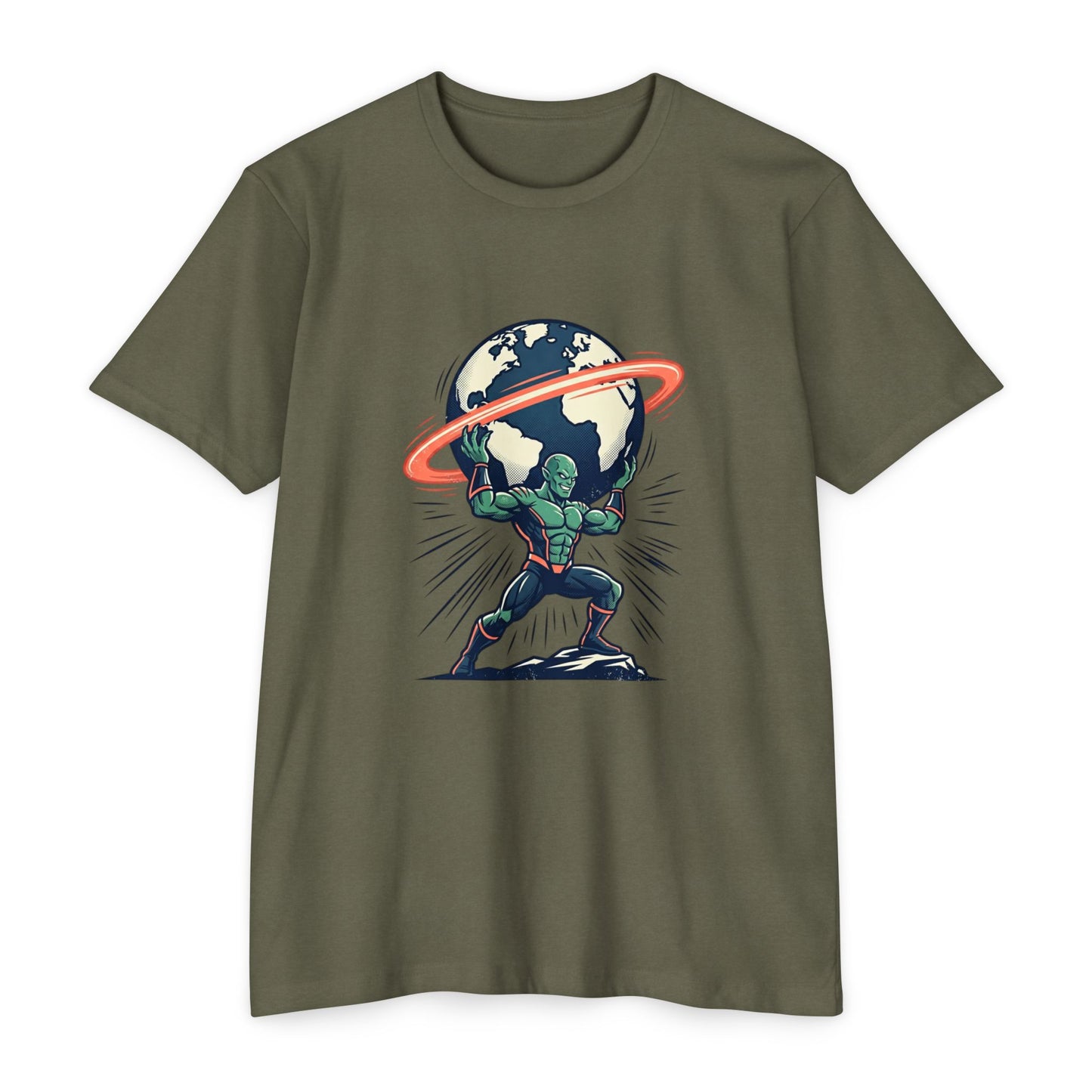 Atlas Strongman Vintage Earthlifting T-Shirt