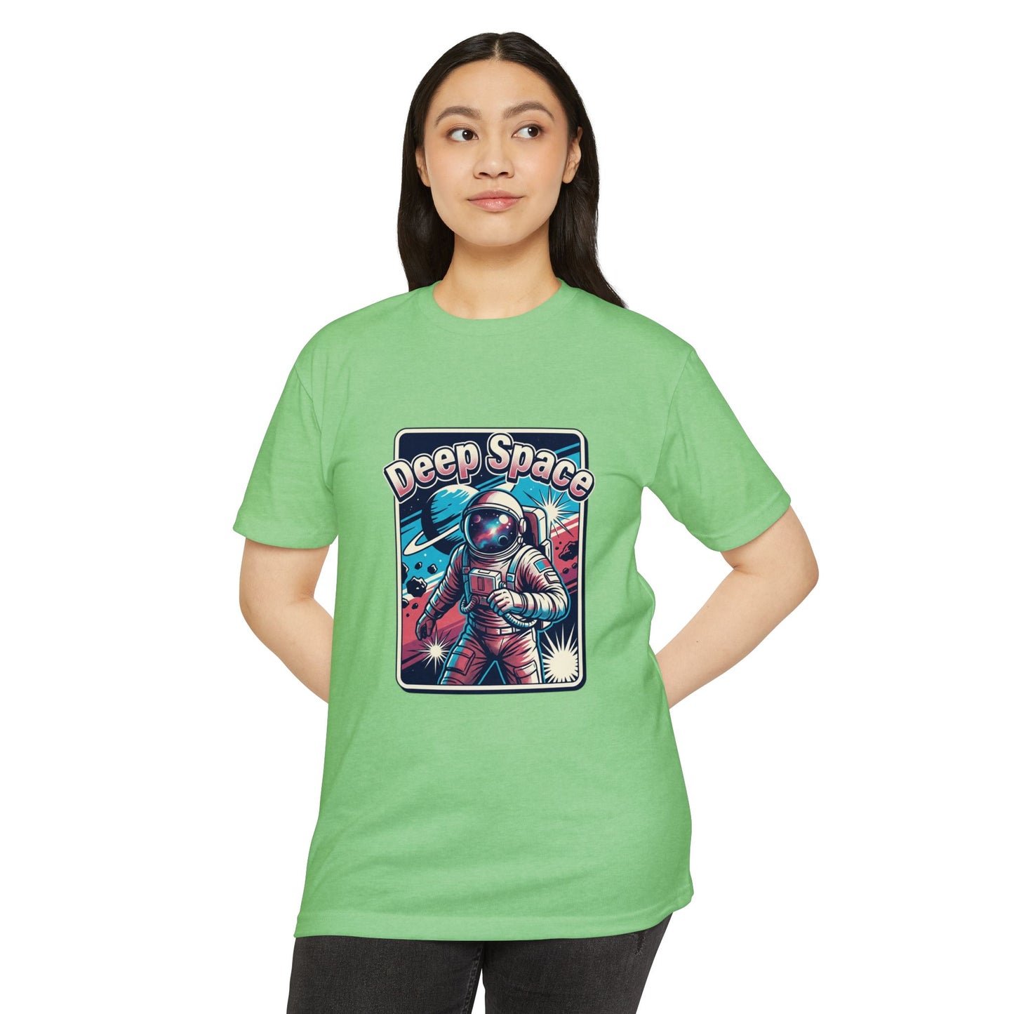 Deep Space Astronaut T-Shirt — Retro Space Exploration Tee