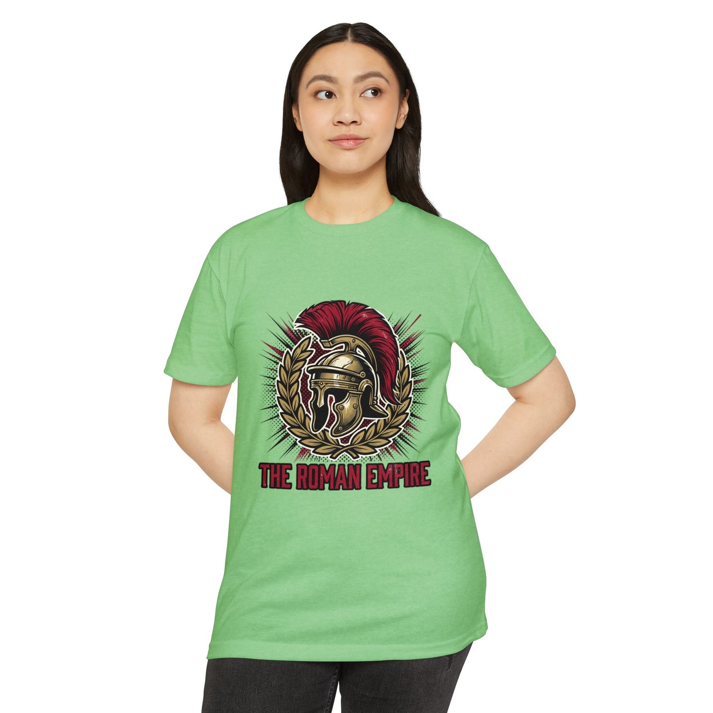 Roman Empire Helmet T-Shirt — Vintage Gladiator Graphic Tee