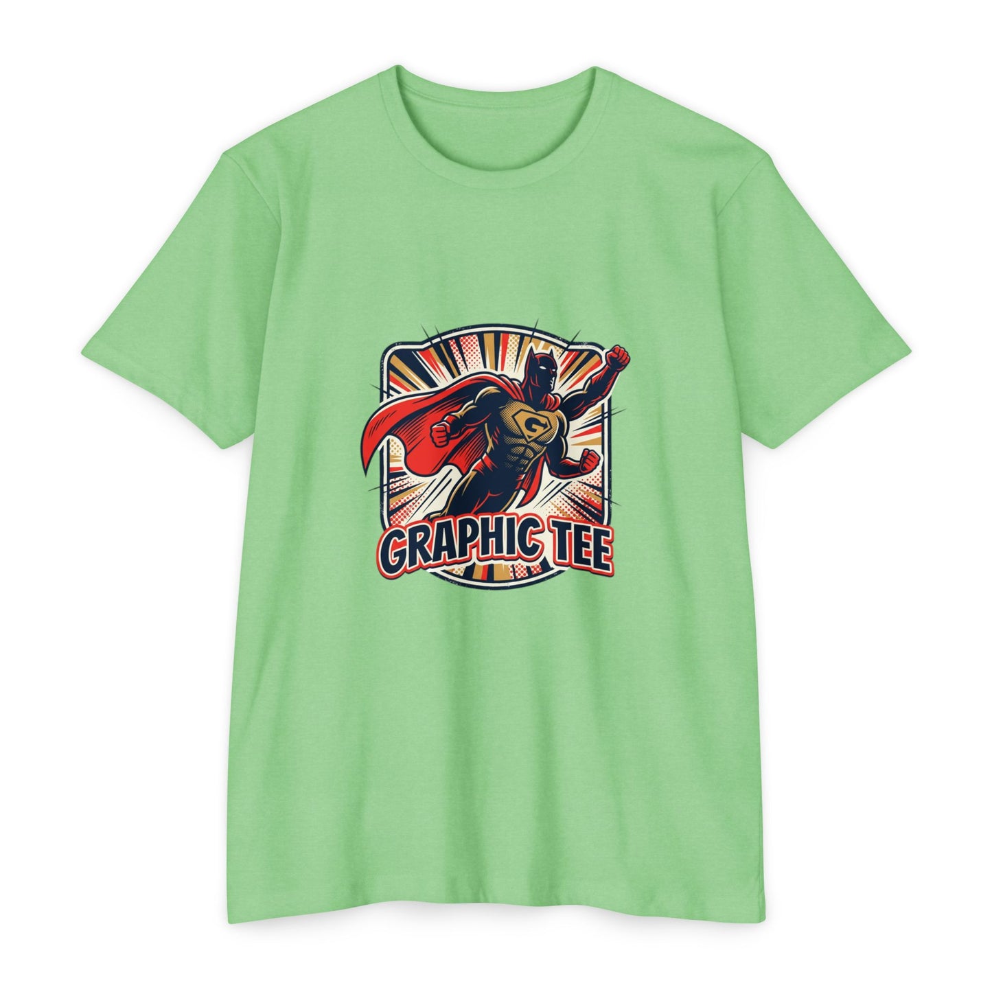 Retro Superhero Graphic Tee — Vintage Comic T-Shirt
