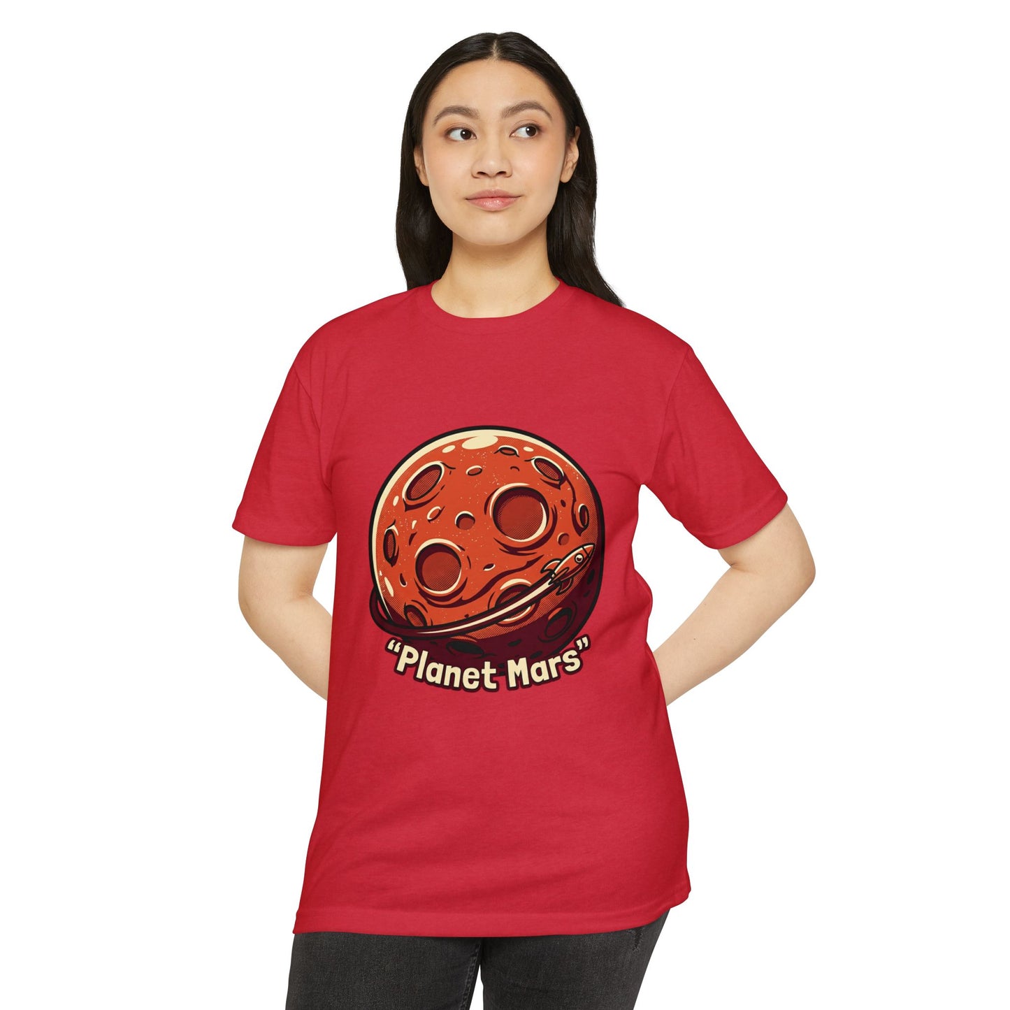 Retro Mars Graphic T-Shirt — Red Planet Tee