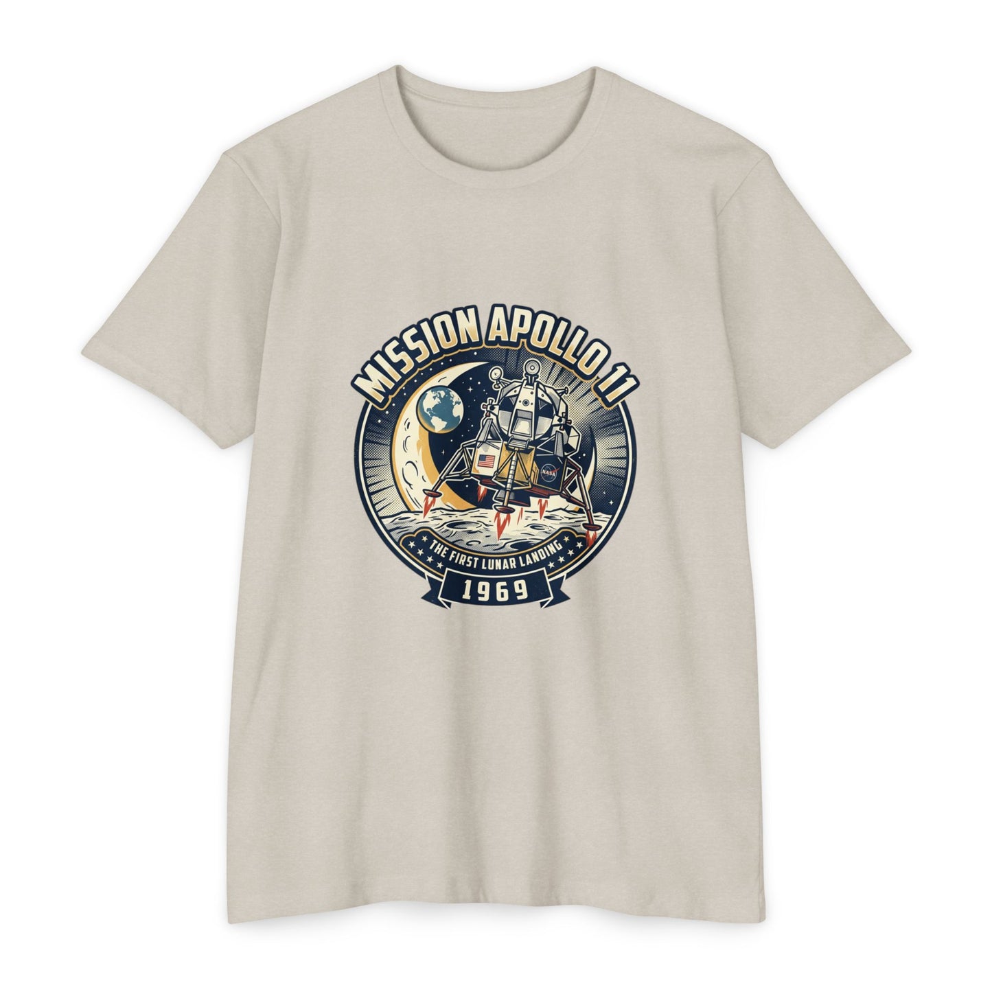 Apollo 11 Moon Landing T-Shirt — Mission Apollo 11 1969 Lunar Module Retro Tee