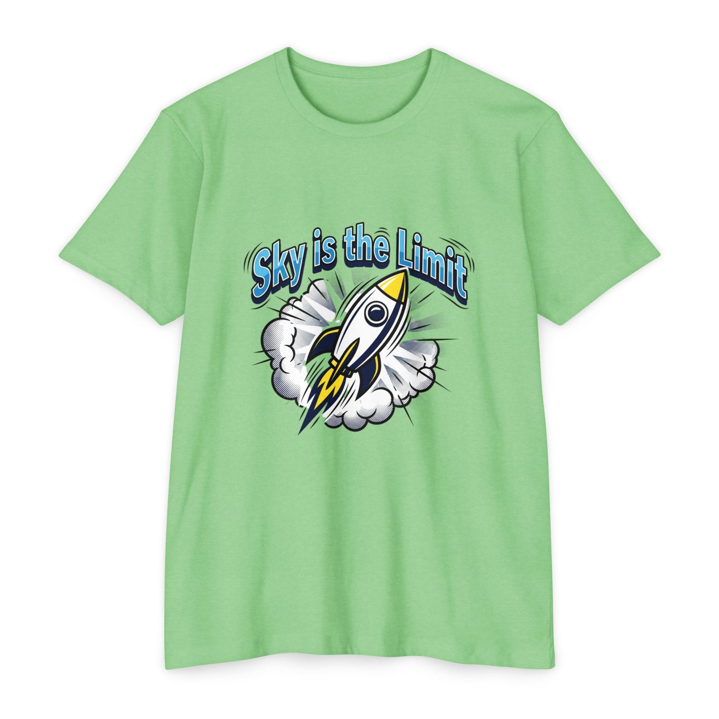 Sky Is the Limit Rocket T-Shirt — Inspirational Graphic Tee