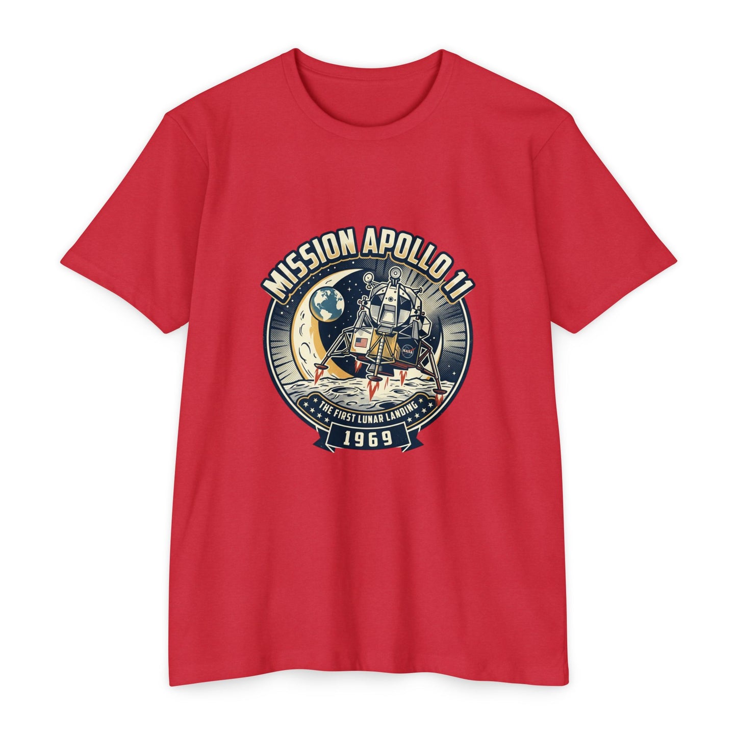 Apollo 11 Moon Landing T-Shirt — Mission Apollo 11 1969 Lunar Module Retro Tee