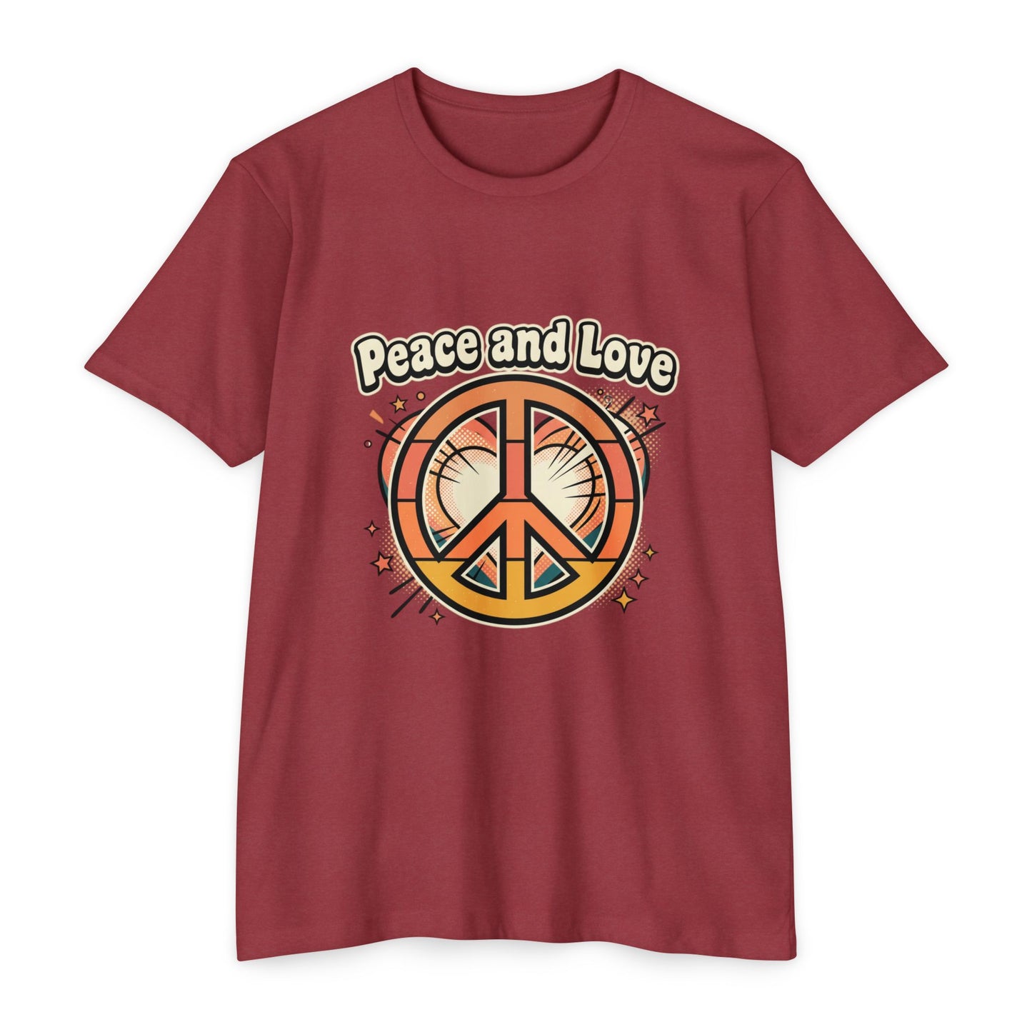 Peace and Love Vintage Peace Sign T-Shirt