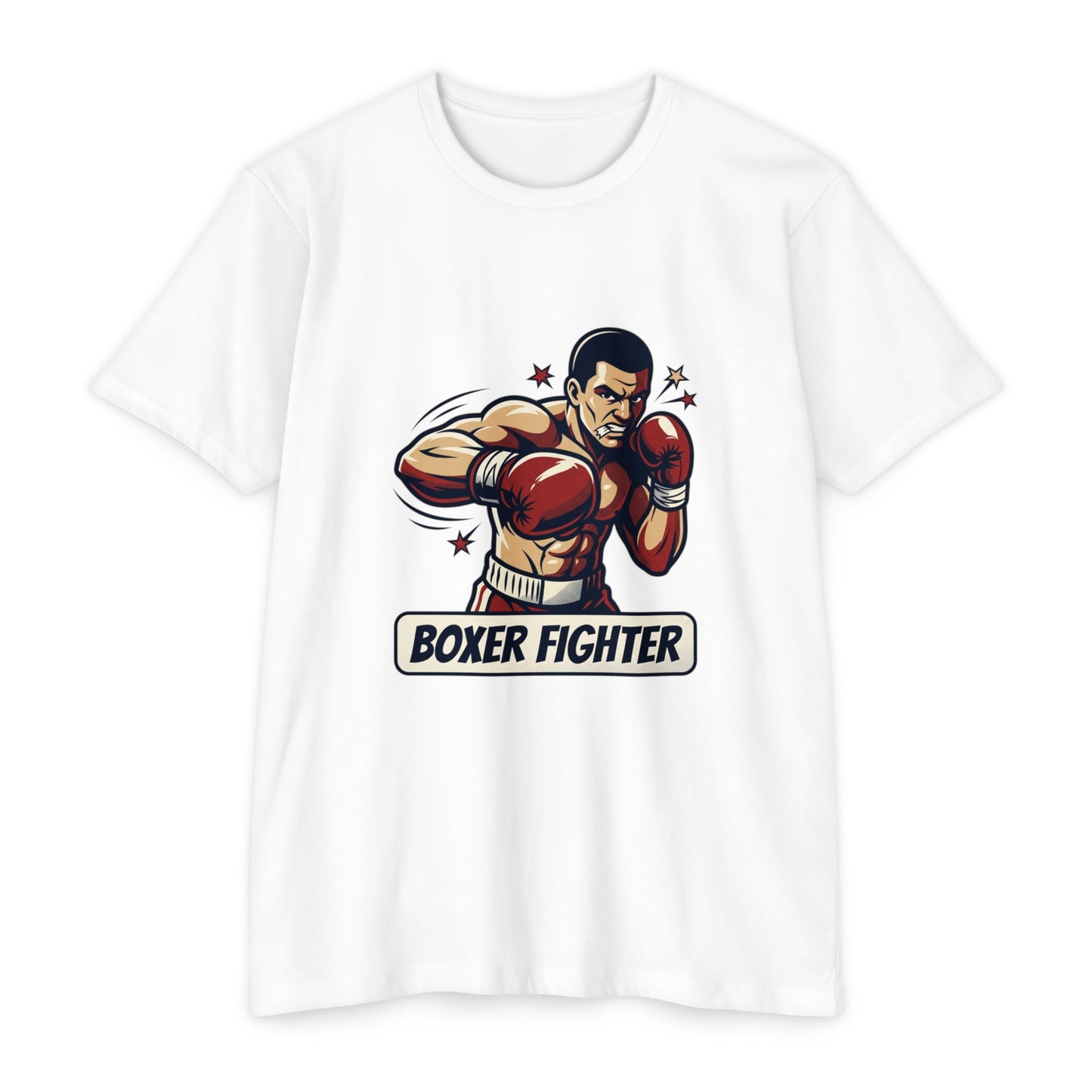 Boxer Fighter Vintage Boxing Graphic T-Shirt — Retro Gym Tee for Fans & Trainers