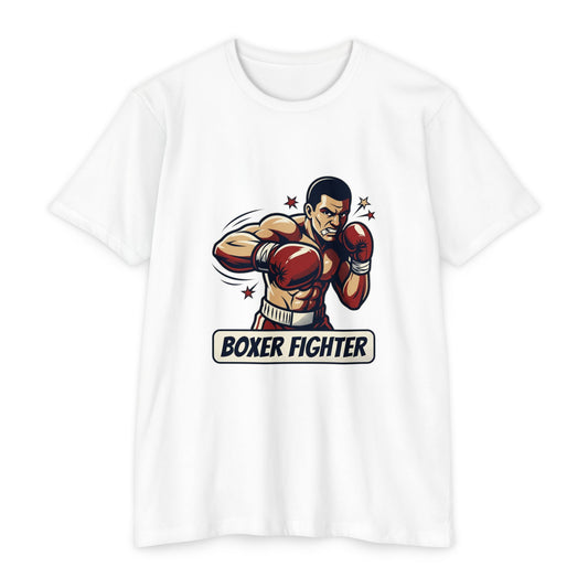 Boxer Fighter Vintage Boxing Graphic T-Shirt — Retro Gym Tee for Fans & Trainers