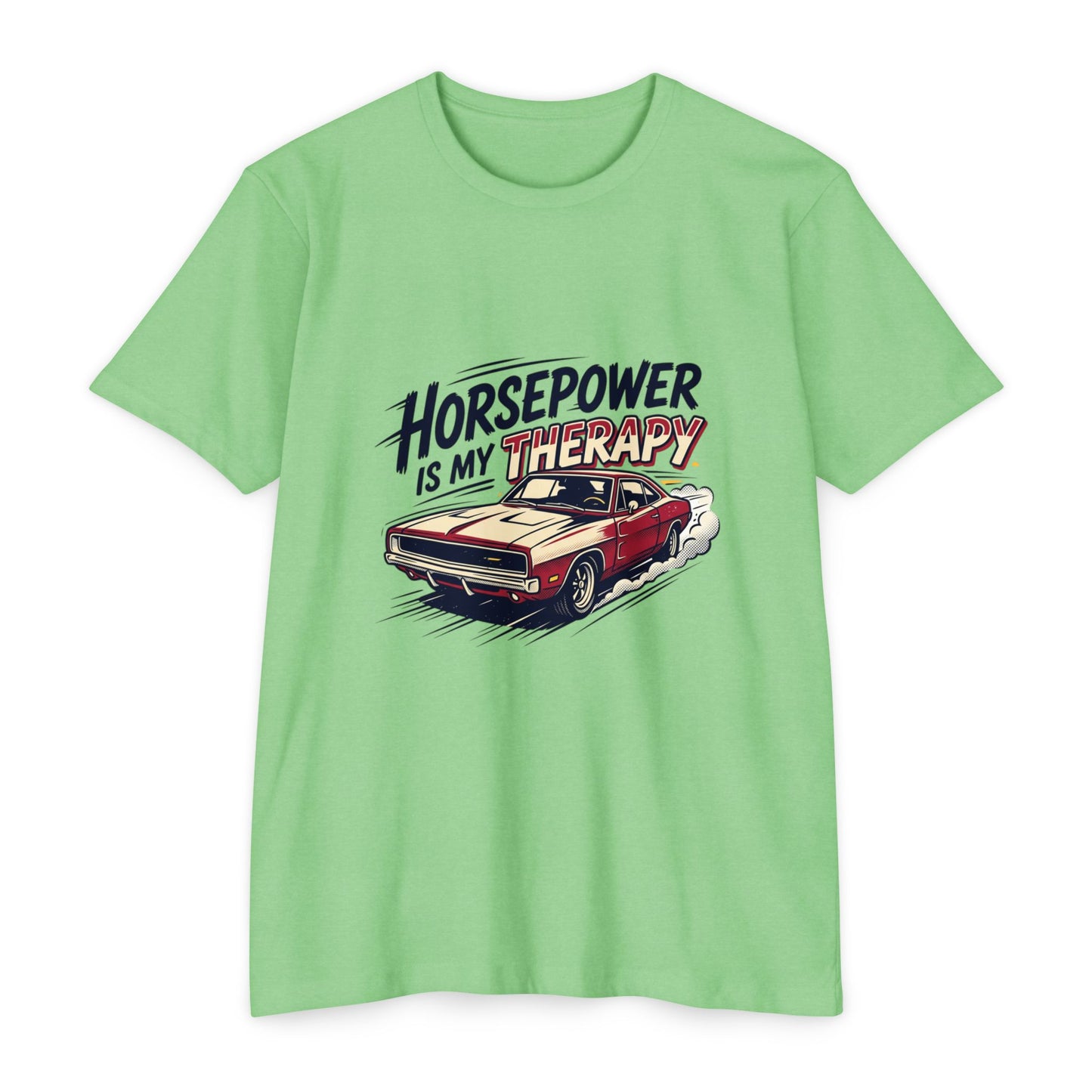 Horsepower Is My Therapy T-Shirt — Racing & Car Enthusiast Tee