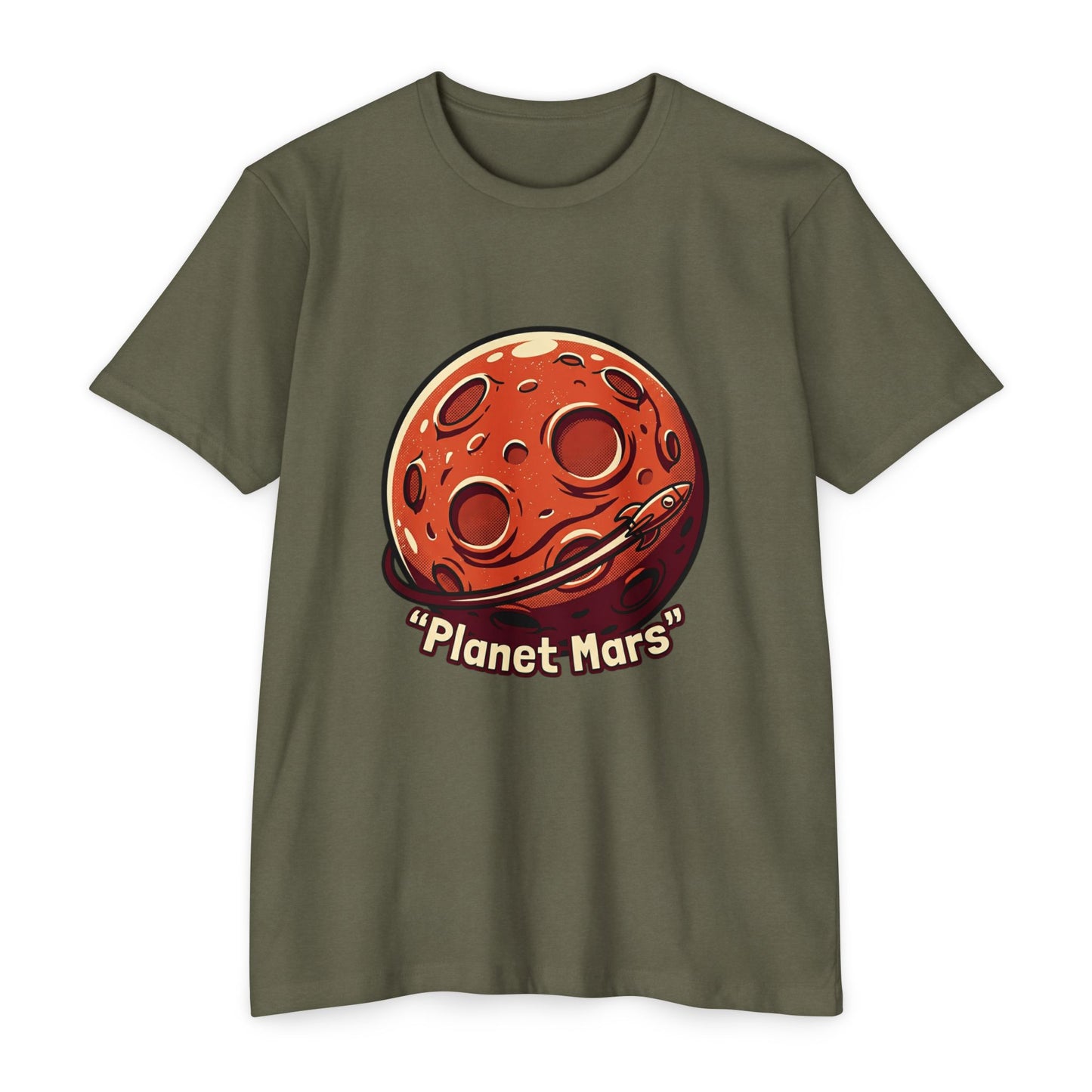 Retro Mars Graphic T-Shirt — Red Planet Tee