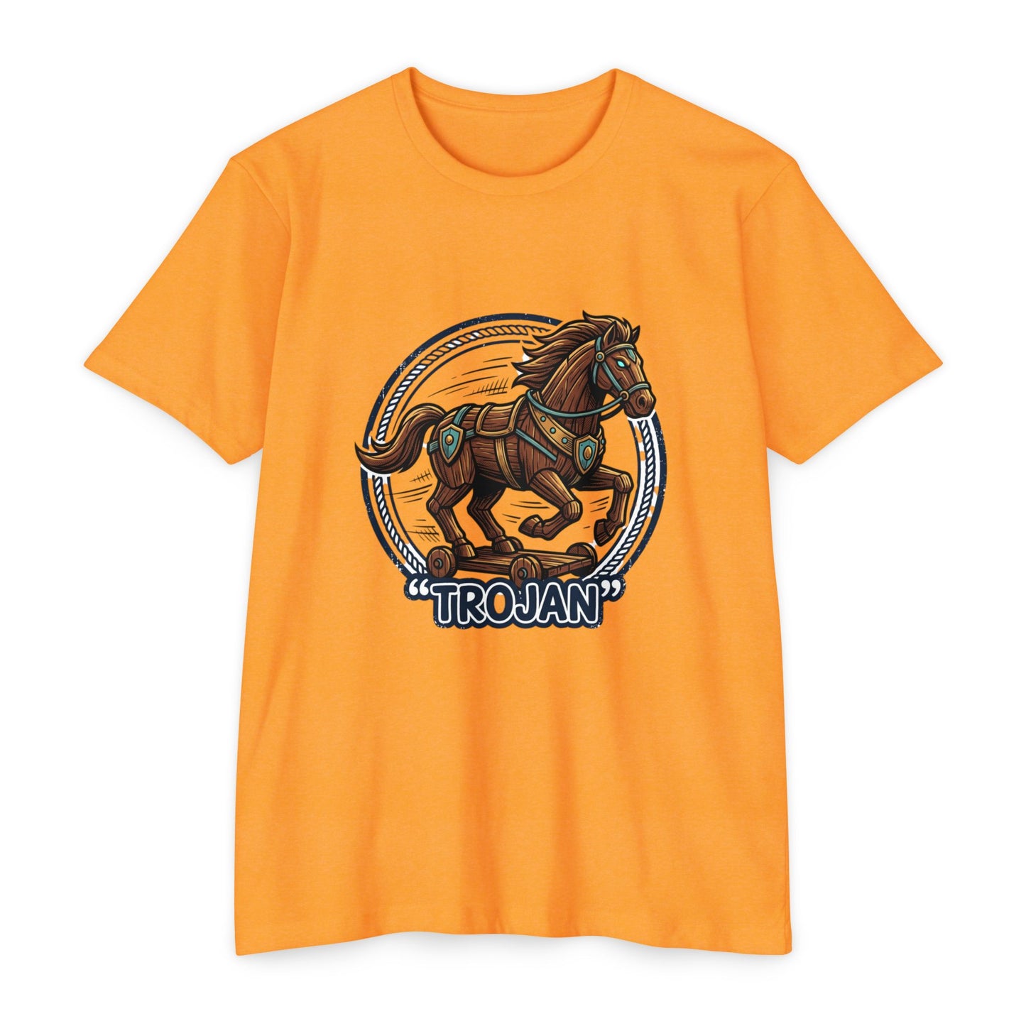Trojan Horse Vintage Equestrian Logo T-Shirt