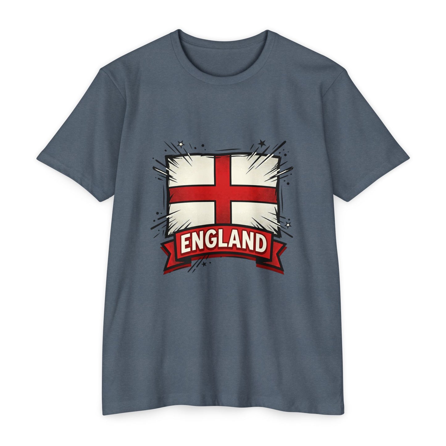 England St. George Cross T-Shirt — Flag Graphic Tee for Fans & Supporters
