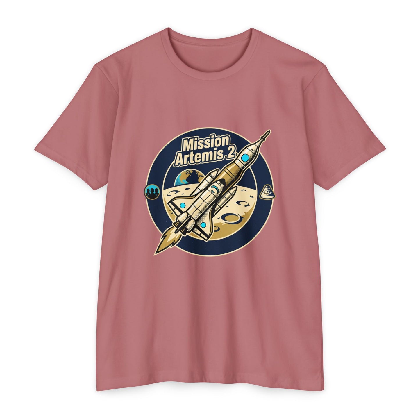 Mission Artemis II Retro Space T-Shirt — Artemis 2 Rocket Tee