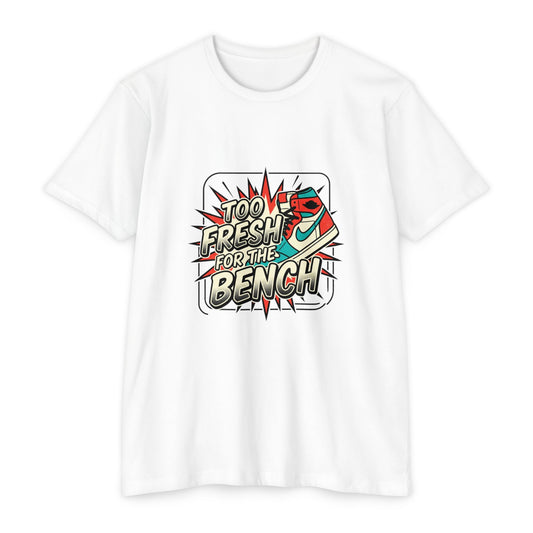 Too Fresh For The Bench Retro Sneaker T-Shirt