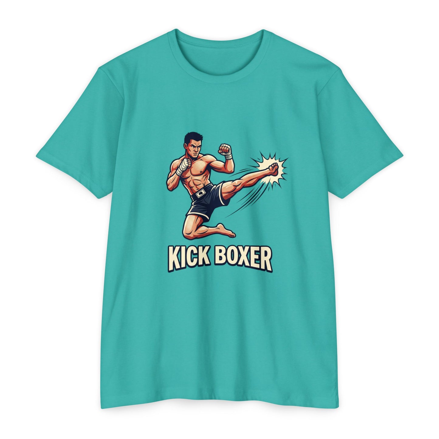 Camiseta Kick Boxer — Camiseta Retro Gráfica de Artes Marciales