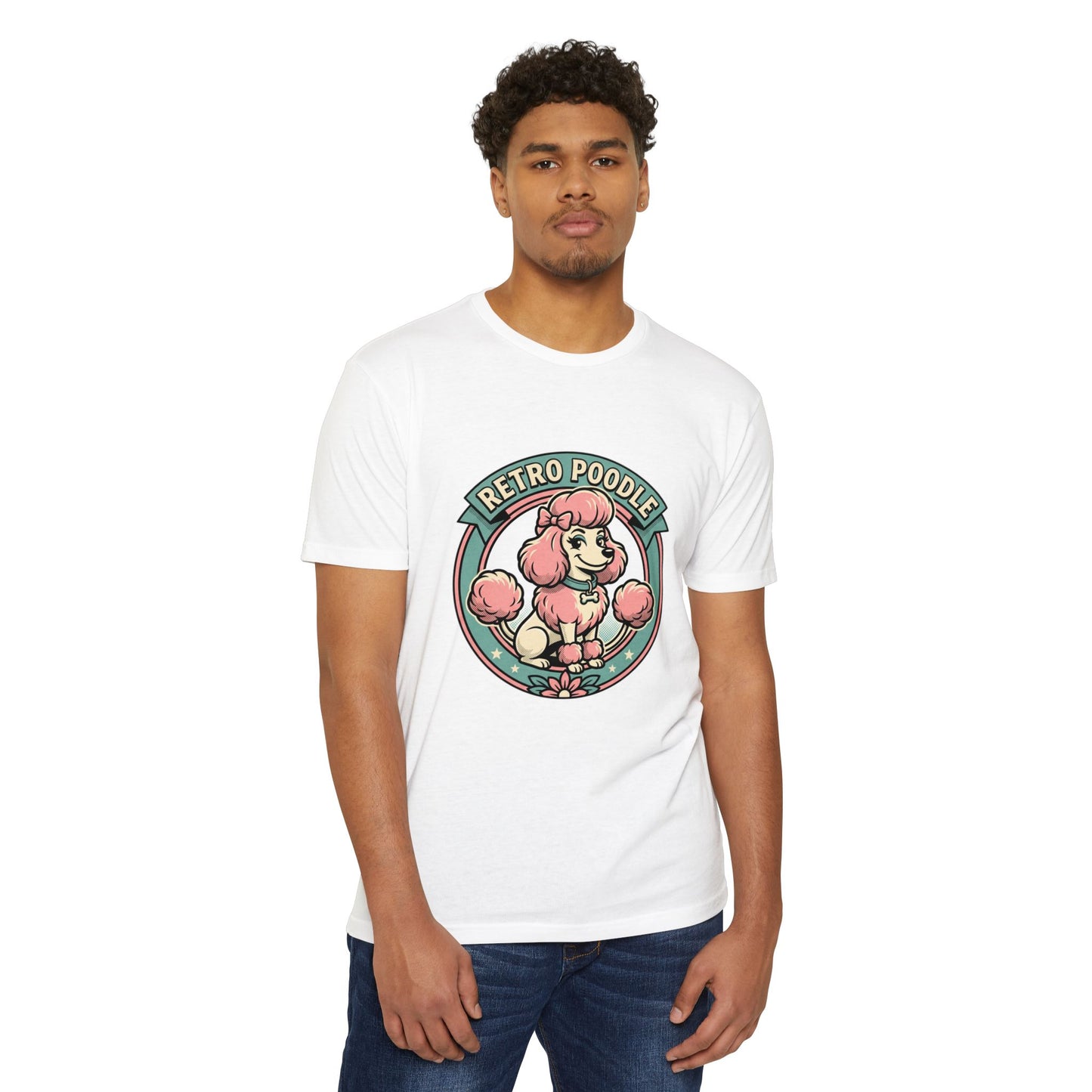 Retro Poodle T-Shirt — Vintage Cute Dog Graphic Tee