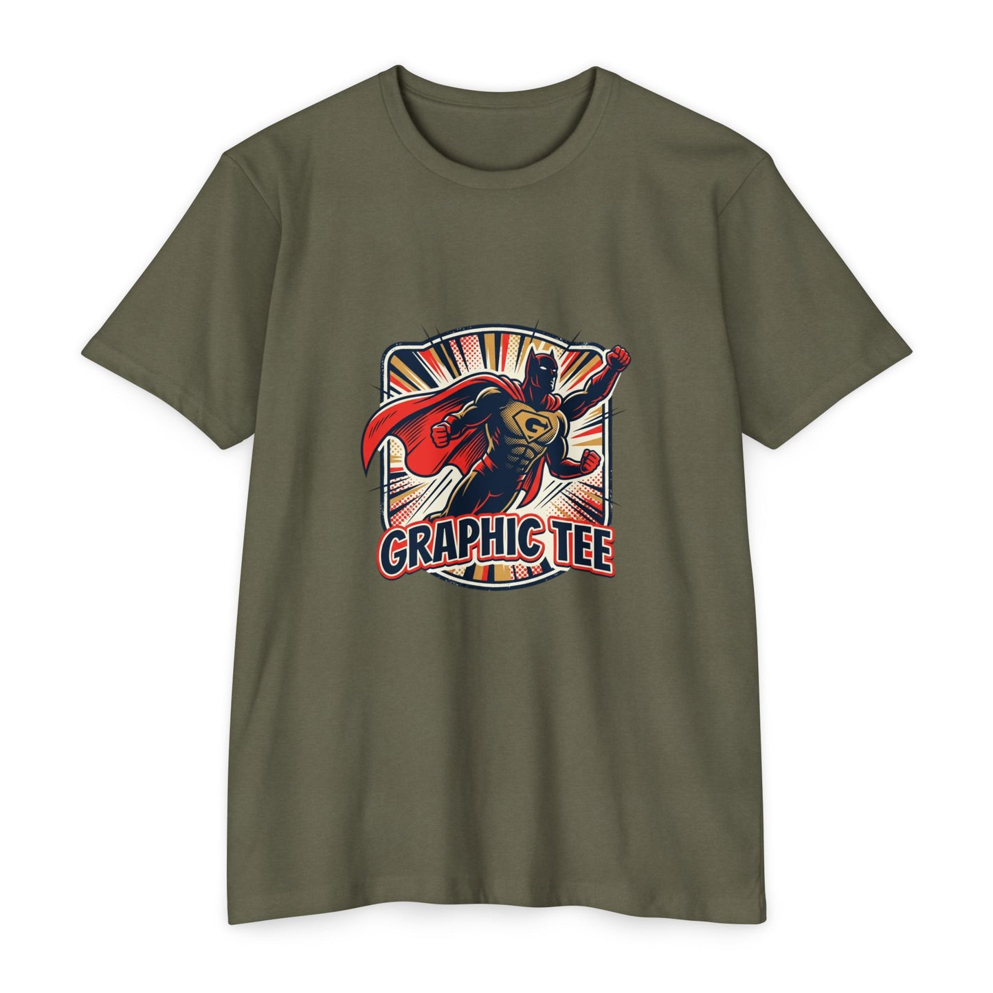 Retro Superhero Graphic Tee — Vintage Comic T-Shirt
