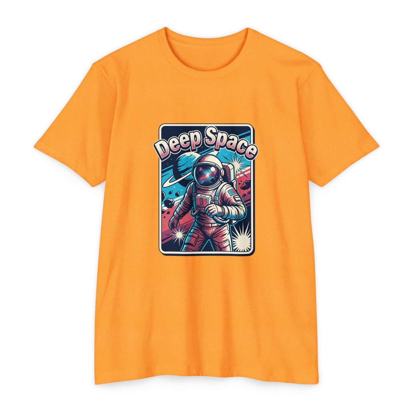 Deep Space Astronaut T-Shirt — Retro Space Exploration Tee