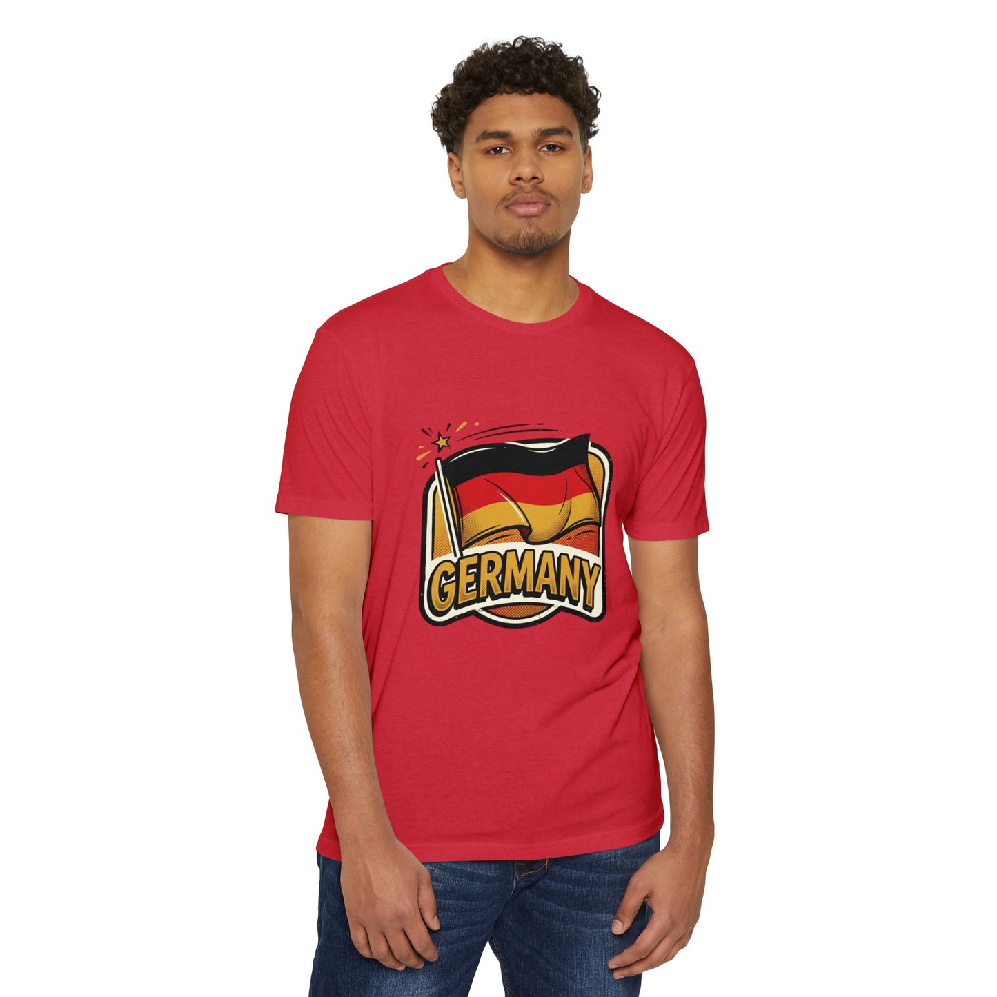 Germany Flag Retro Sports T-Shirt — Vintage Team Fan Tee