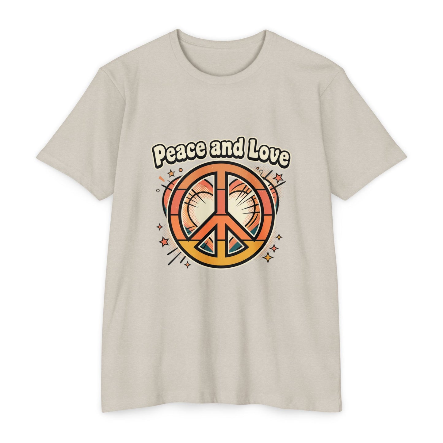 Peace and Love Vintage Peace Sign T-Shirt
