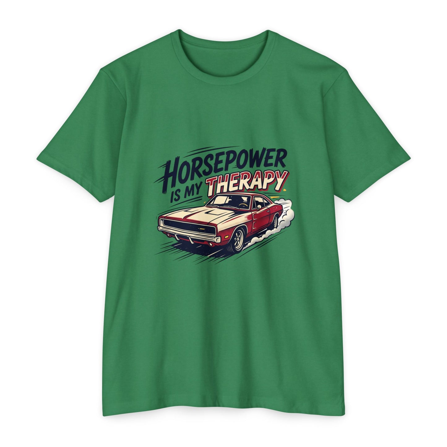 Horsepower Is My Therapy T-Shirt — Racing & Car Enthusiast Tee