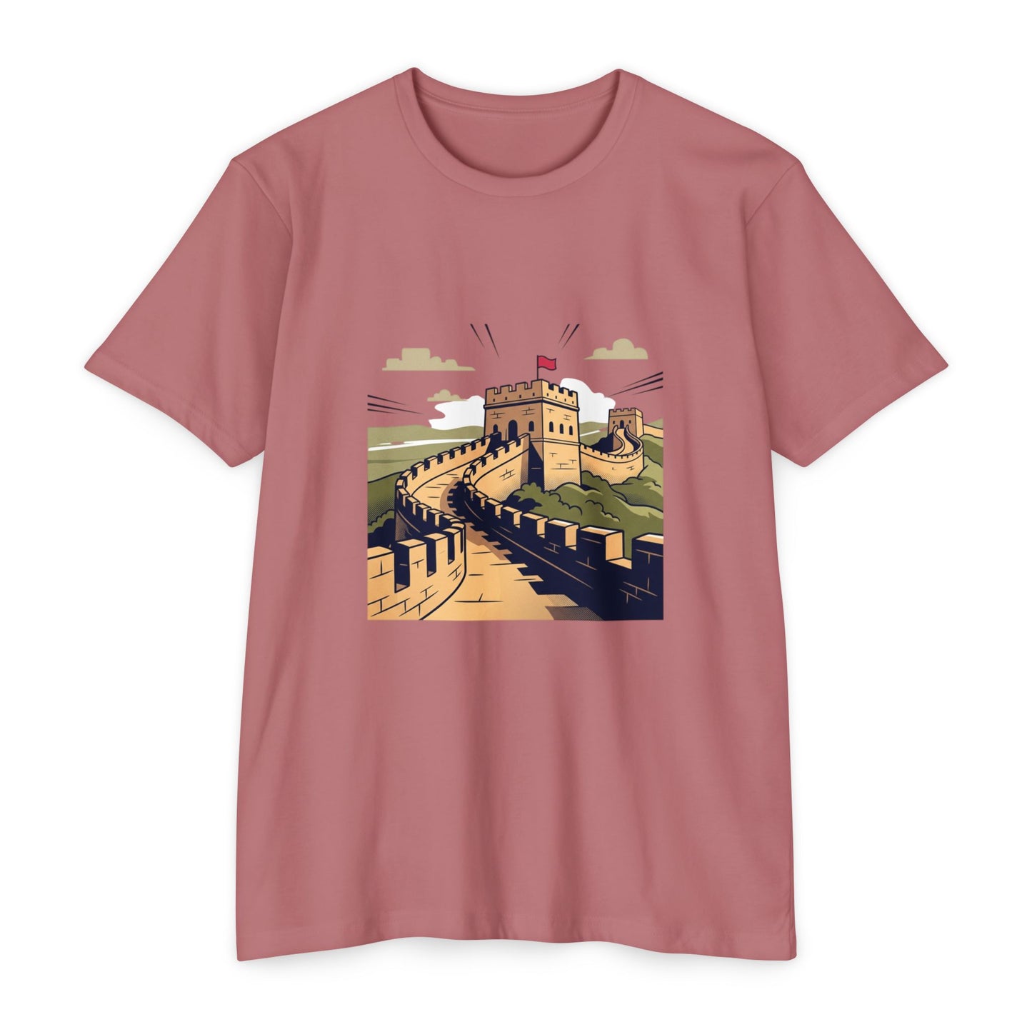Great Wall Scenic Vintage Travel T-Shirt