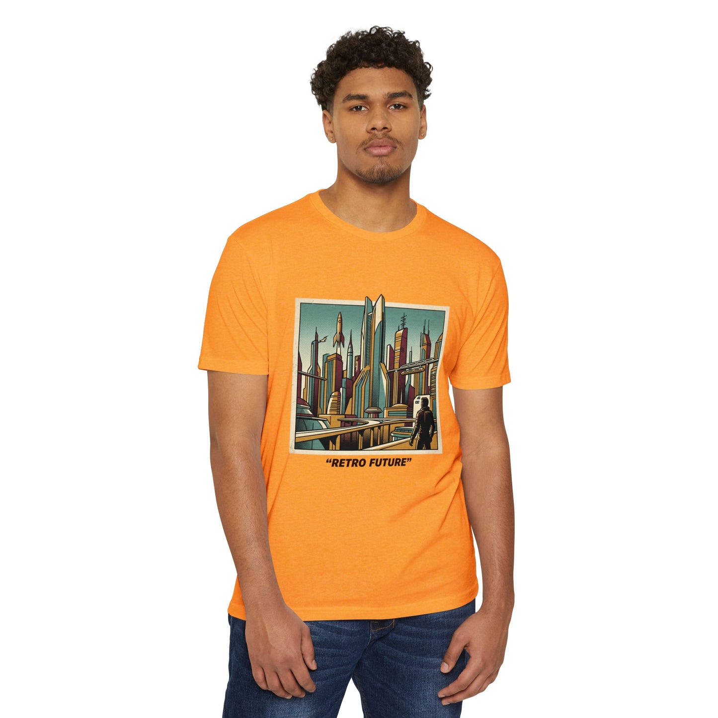 Retro Future Vintage Sci‑Fi City T‑Shirt