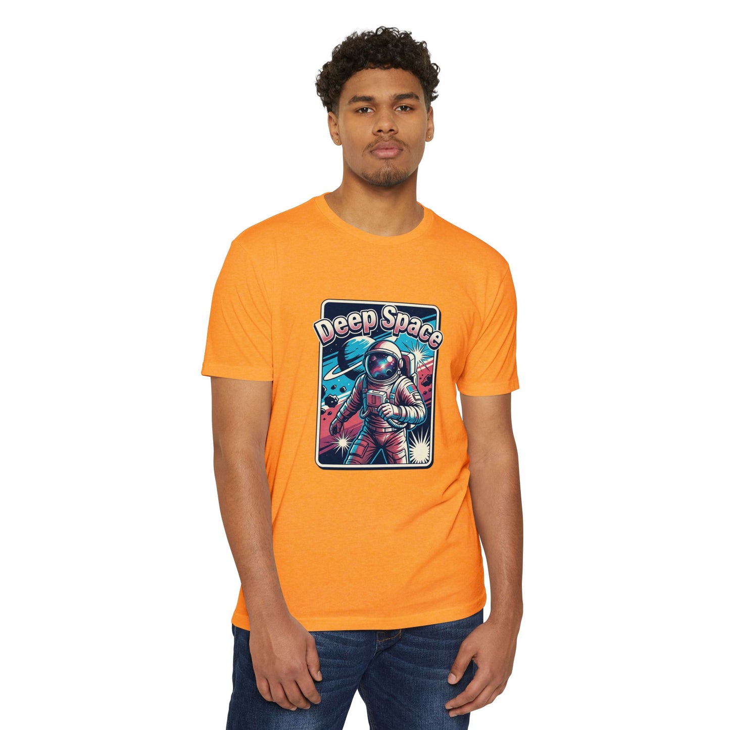 Deep Space Astronaut T-Shirt — Retro Space Exploration Tee
