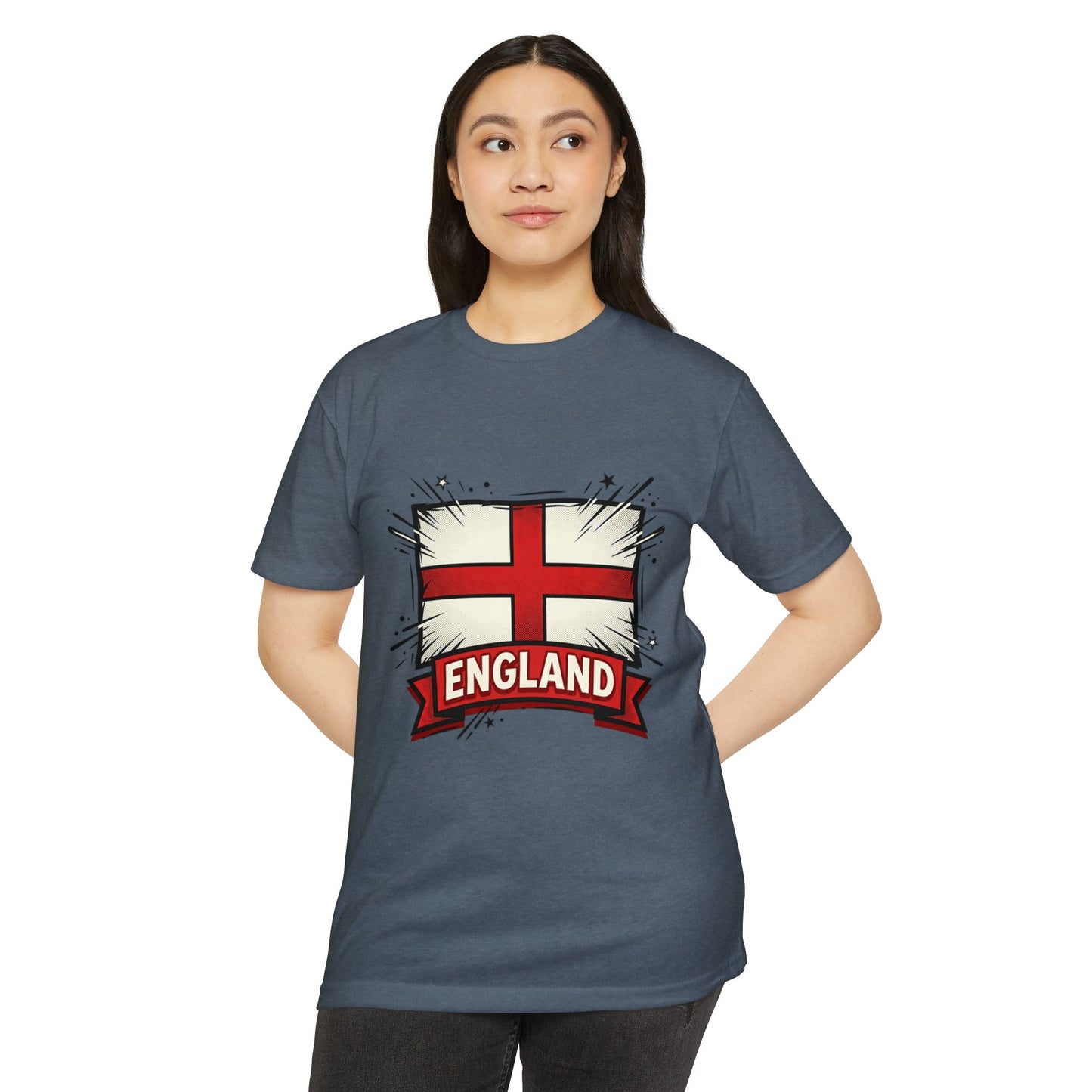 England St. George Cross T-Shirt — Flag Graphic Tee for Fans & Supporters