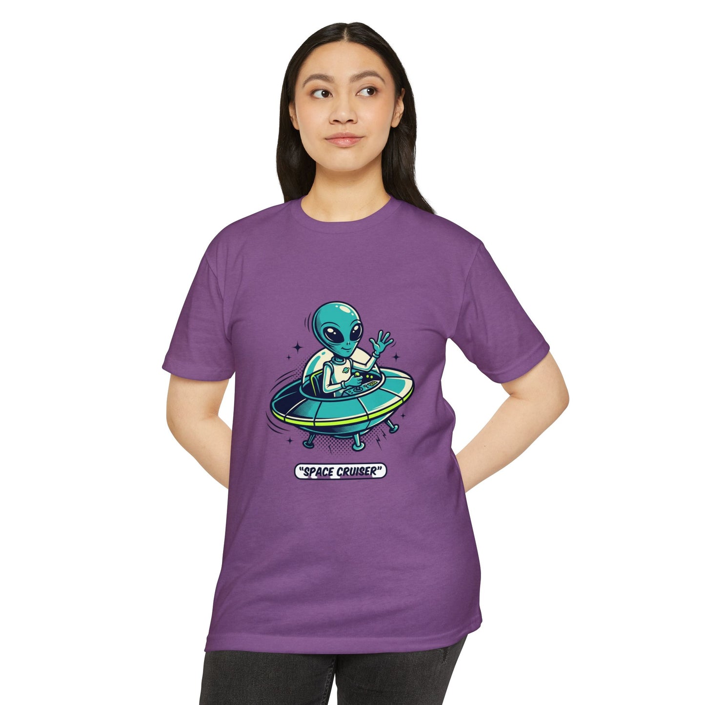 Space Cruiser Alien UFO T‑Shirt — Sci‑Fi Graphic Tee