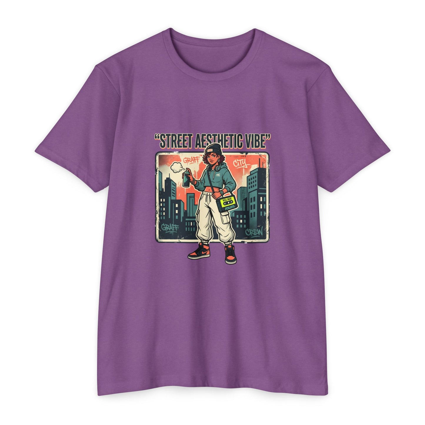 Street Aesthetic Vibe Graphic T-Shirt — Urban Skatewear Tee