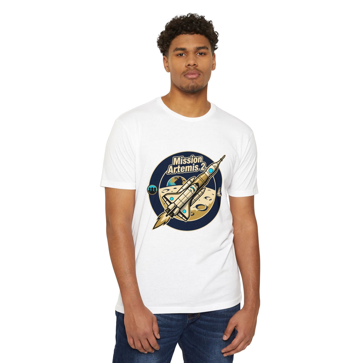 Mission Artemis II Retro Space T-Shirt — Artemis 2 Rocket Tee