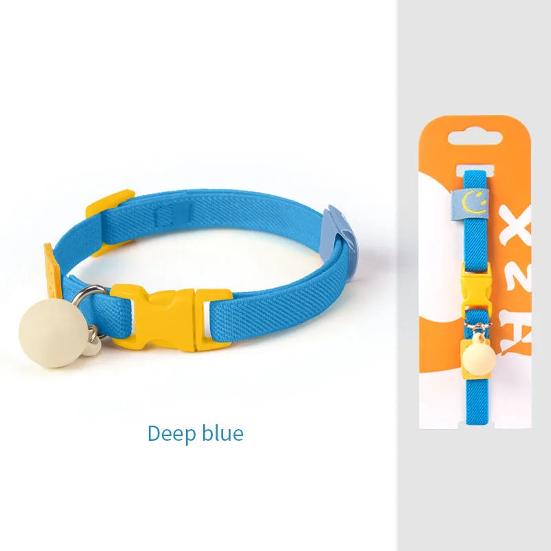 Cat collar with high elasticity, adjustable dog collar, small dog decoration, pet collar