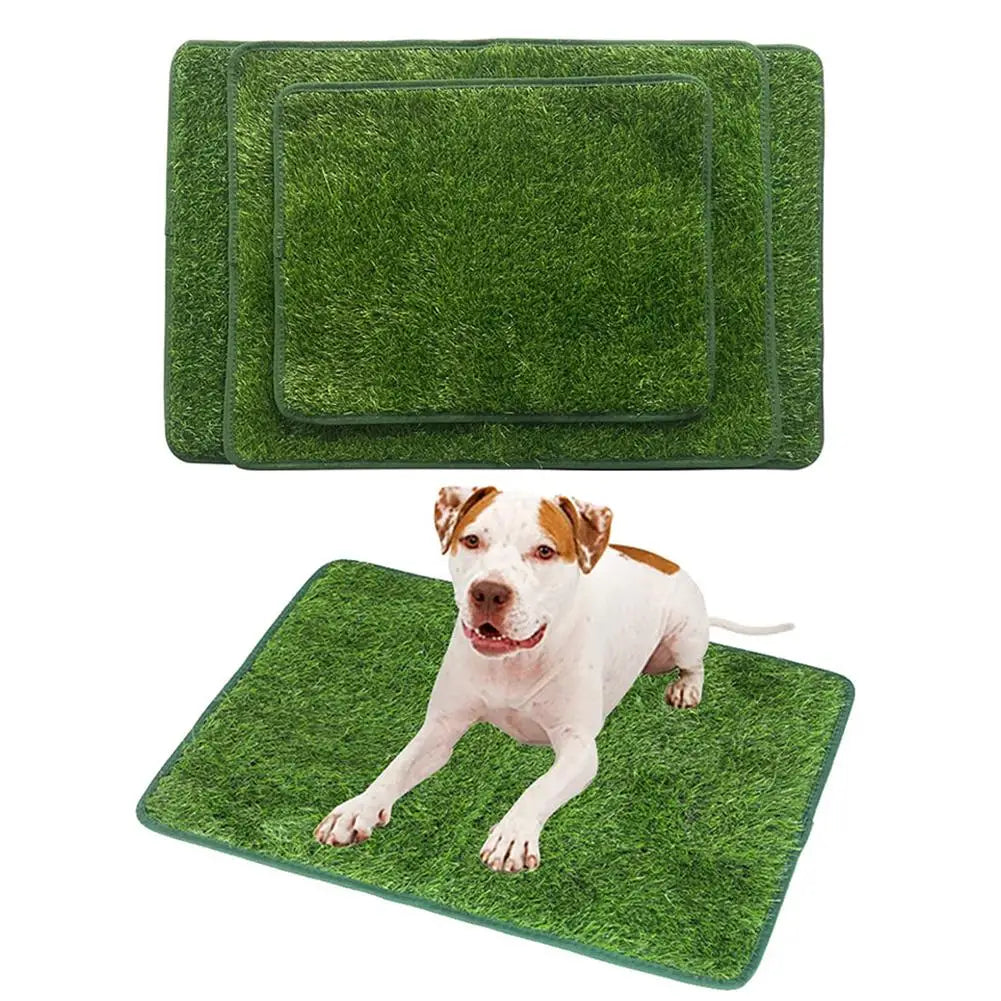 1pcs Pet Artificial Lawn Mat For Training Puppy Pee Indoor Outdoor Leak Proof Easy Clean Washable Non Slip Dogs Toilet Tray Tool