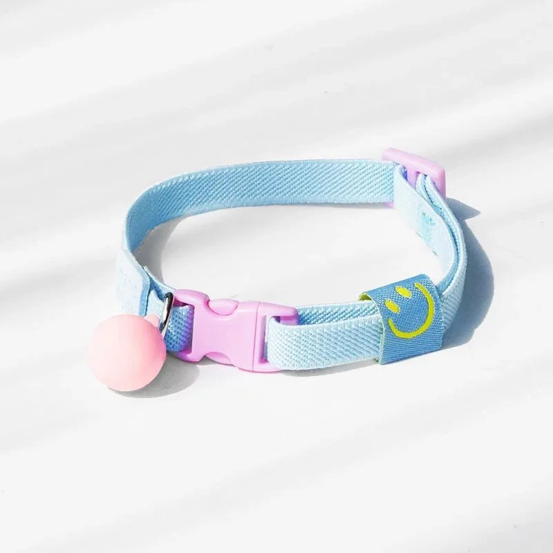 Cat collar with high elasticity, adjustable dog collar, small dog decoration, pet collar