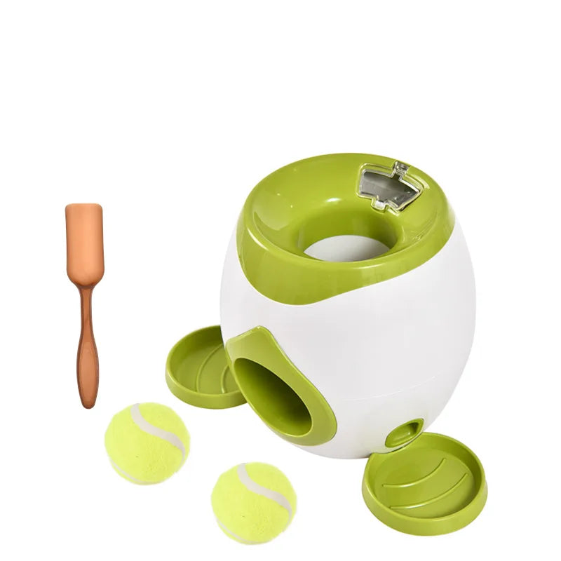 Pet, Dog, Tennis, Self-hi Toy, Boredom Relieving, Automatic Food Leakage Reward Machine, Dog Interactive Indoor Toy.