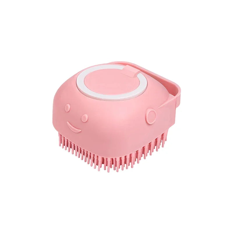 Pet bath brush, massage brush, shampoo, body wash dispenser, dog and cat shower, beauty tools