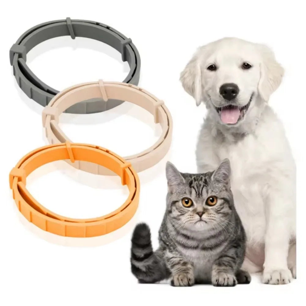 Pet Calming Collar For Cats Dogs Adjustable Anxiety Pheromone Reducing Pet Collar Lasting Natural Calm Relax Soothing Collars