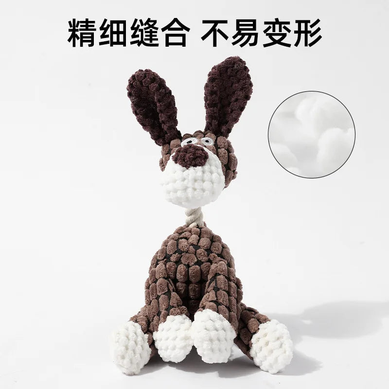 Toys, Dog-bite Toys, Dog-bite Sound-making Toys, Funny Donkeys, Tough and Tooth-grinding Pet Plush Toys