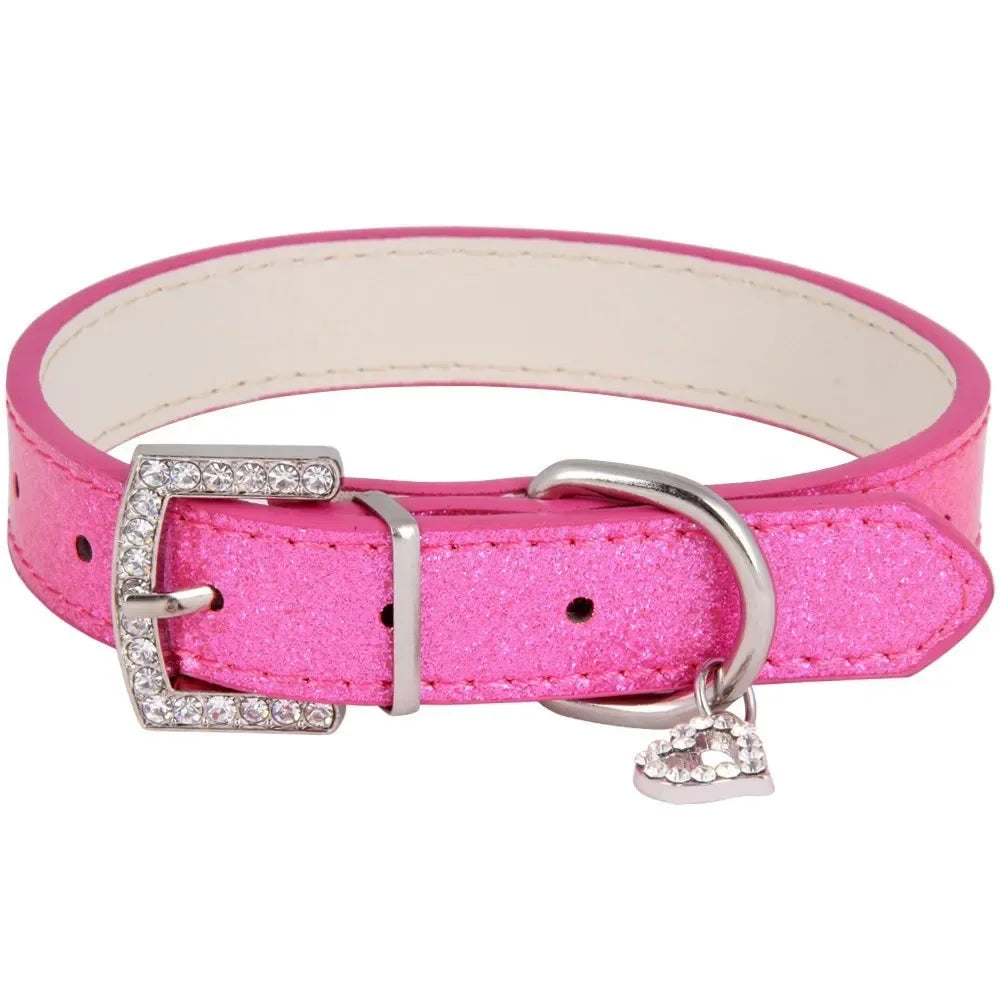 Dog Collar with Rhinestones for Small Dogs Necklaces for Dogs S M L XL XXL Chain Large dog  Chihuahua Pet supplies