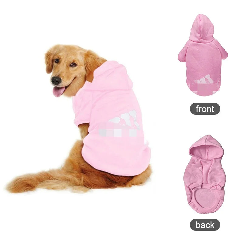 Dog Clothes Adidog Dog Hoodies Autumn Winter Warm Coat for Small Large Dogs Jacket Sweater Puppy French Bulldog Clothing
