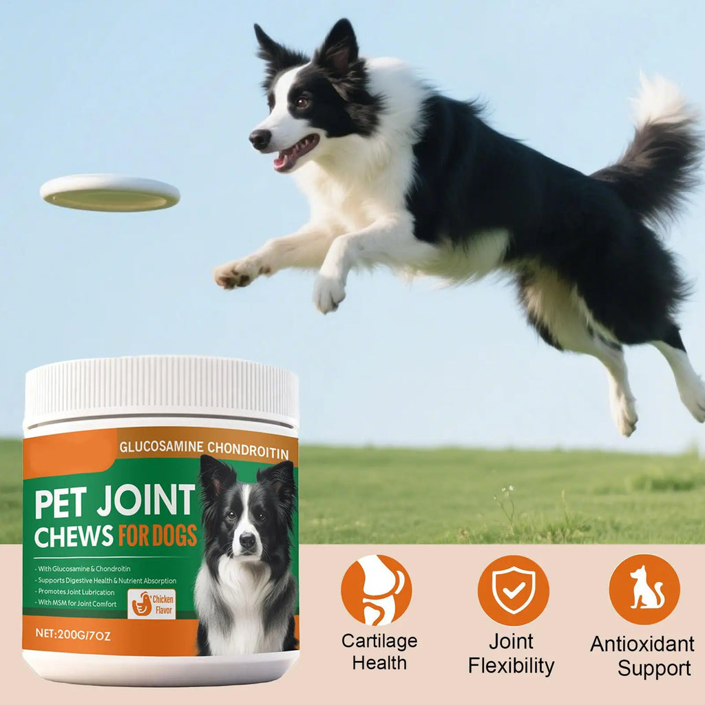 Dog Joint Supplement Chewable Pill Nutrient Pet 100-piece Joint Health For Dogs For Home Travel Daily Care Digestive Absorption